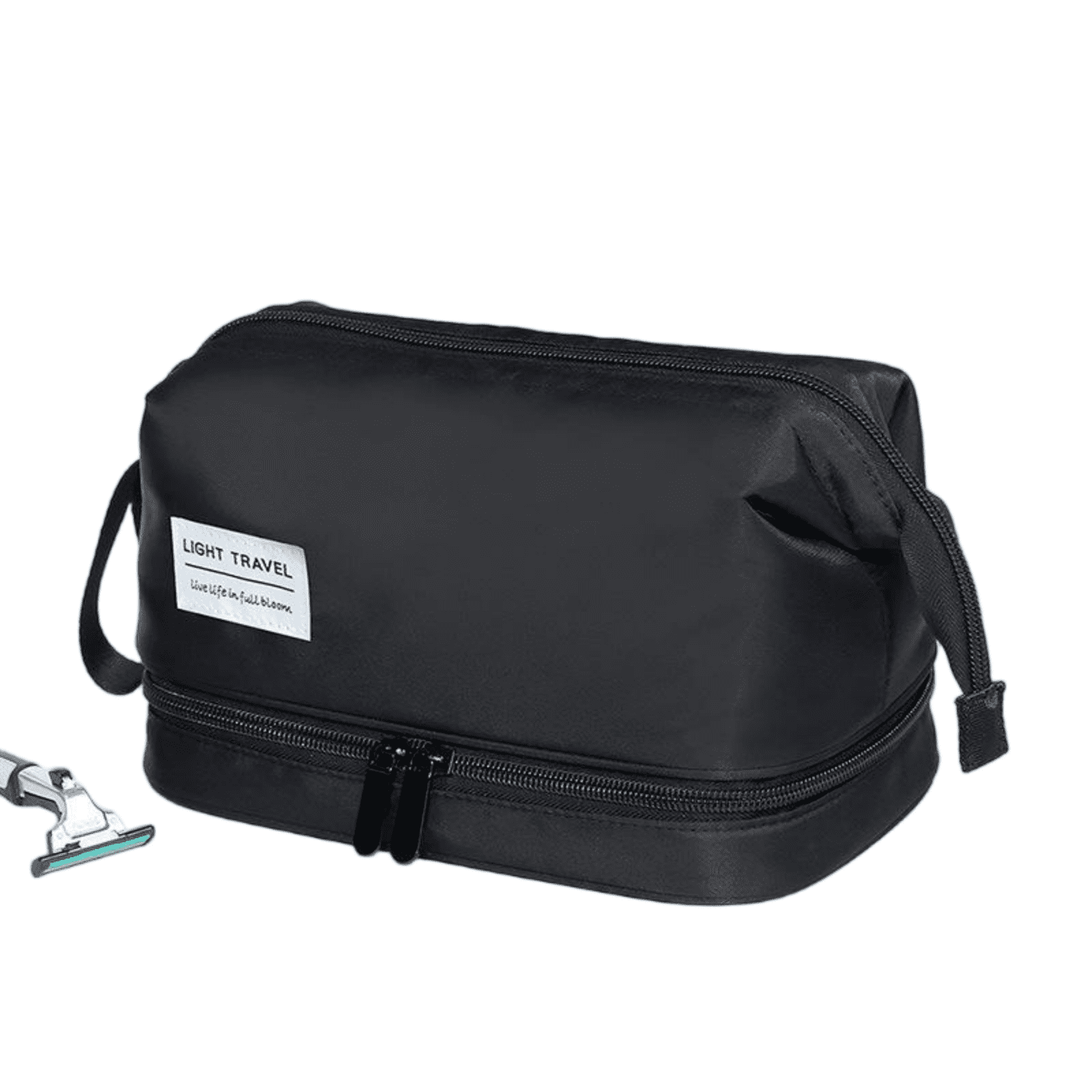 Large Travel Packing Cube and Storage Organizer, Water-Resistant Nylon Toiletry Bag for Suitcases and Home Closets, Multi-functional Luggage Pouch for Business Trips and Outdoor Adventures