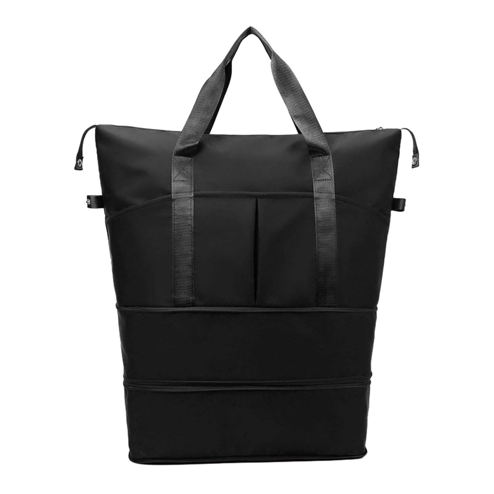 Large Travel Tote Bag, Expandable Gym Tote Bag,Carry On Overnight Bags