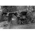 thumbnail image 1 of Large Tree Falls and Crushes Horse Drawn Wagon on Road Poster Print by unknown (24 x 36), 1 of 1