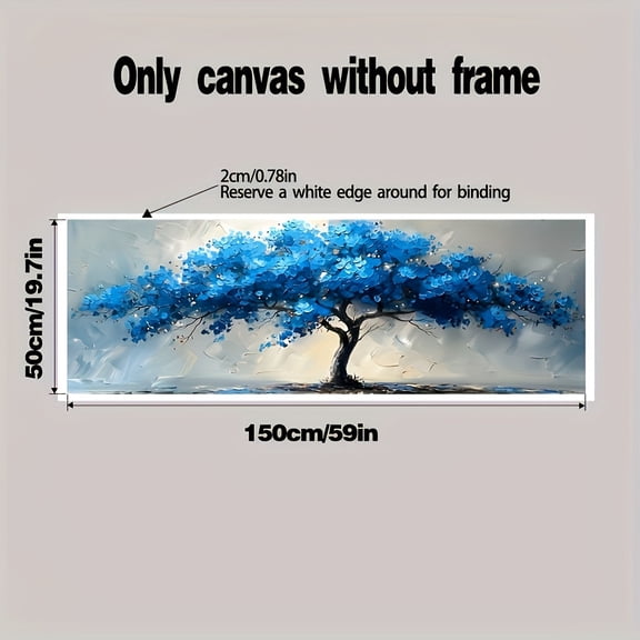 Large Tree of Life Canvas Painting-Abstract Painting Wall Art-Decorative Art Classic Contemporary Style-Kitchen, Bathroom, Living Room, Bedroom Decoration-Frameless)