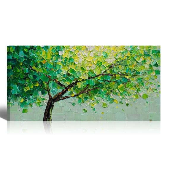 Large Tree of Life Canvas Wall Art, Abstract Canvas Prints Landscape Paintings, Oversized Pictures Artwork Nature Wall Decor for Living Room Bedroom Office