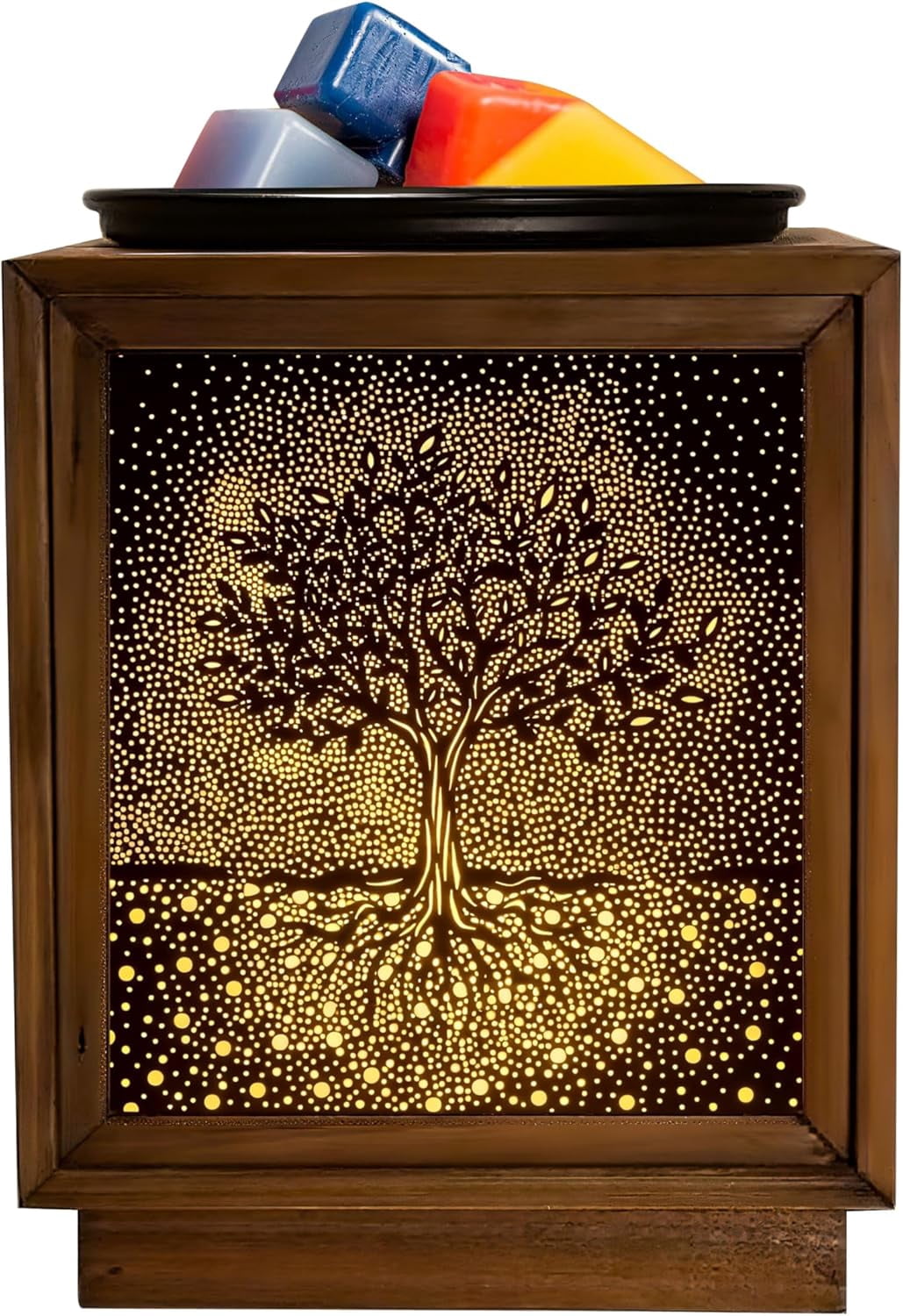 Large Tree Wooden Wax Warmer, Wax Melter, Candle Burner, Electric Wax ...