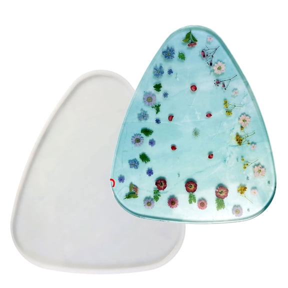 Large Triangle River Table Silicone Mold DIY Crystal Epoxy Resin Molds Decors