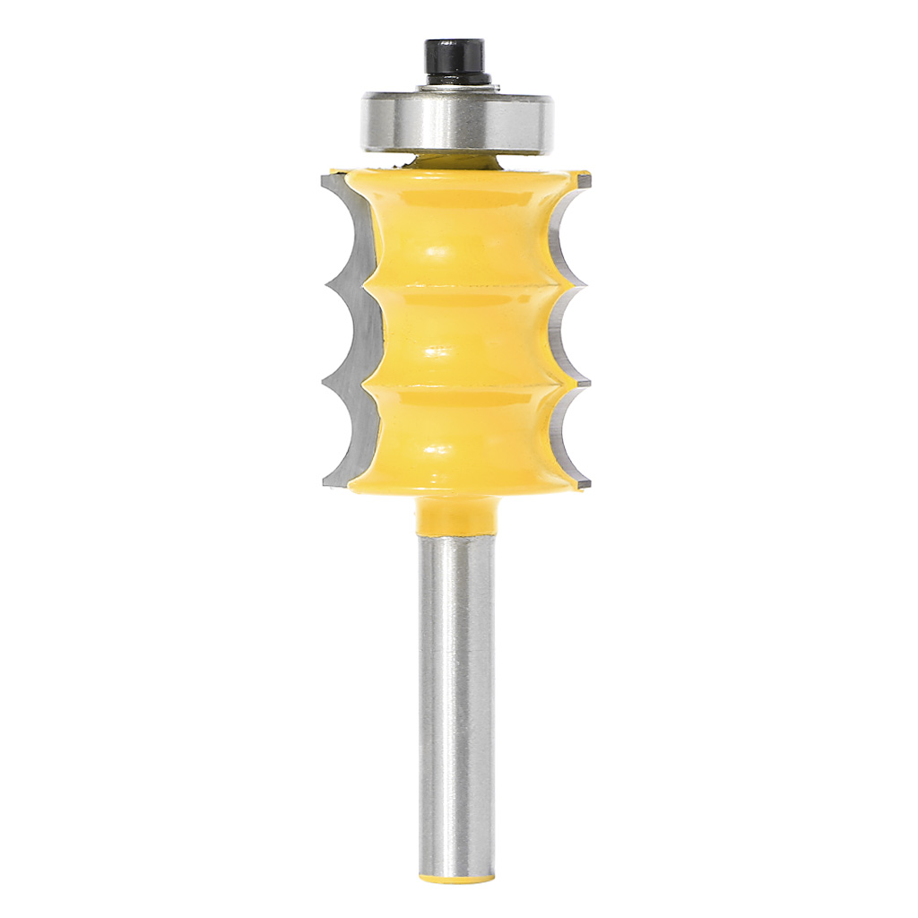 Large Triple Bead Column/Face Molding Router Bit -1/4
