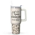 thumbnail image 1 of Large Tumbler Cup for Chaos Coordinator Gift - 40 Ounce Insulated Stainless Steel, With Handle & Straw, Funny Coffee Mug for Boss, Coworker, Teacher, Nurse, Mom, Bestie, 1 of 5
