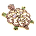 thumbnail image 1 of Large Turtle Rhinestone Brooch, 1 of 1