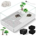 Large Turtle Tank(Tank+Water Pump), Acrylic Turtle Tank Starter Kit