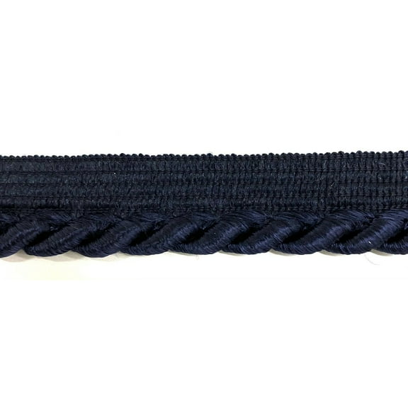 Large Twist Cord with Lip Piping Trimming - 6 Yards - Many Colors Available!