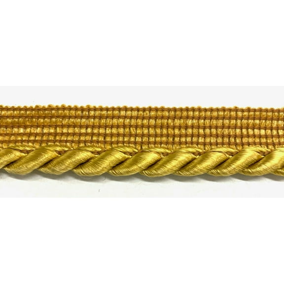 Large Twist Cord with Lip Piping Trimming - 6 Yards - Many Colors Available!