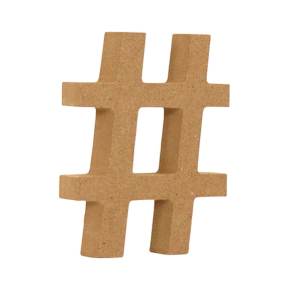 Large Unfinished Wooden Alphabet Letters for Home Wall Wedding Birthday Party Standing Desktop Ornament