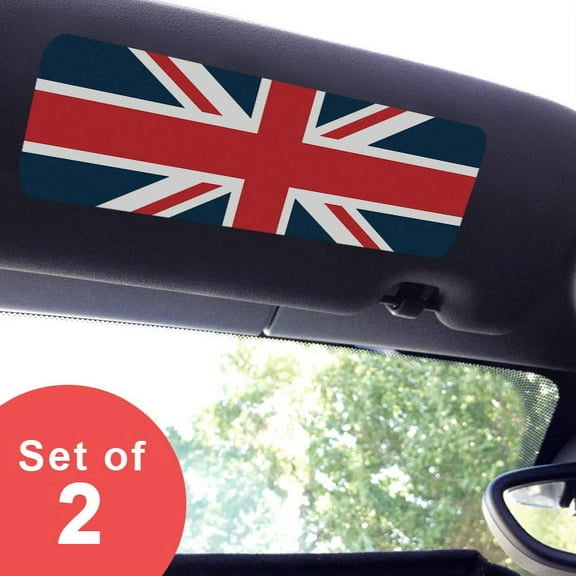 Large - Union Jack - Visor Sticker Set for MINI Cooper