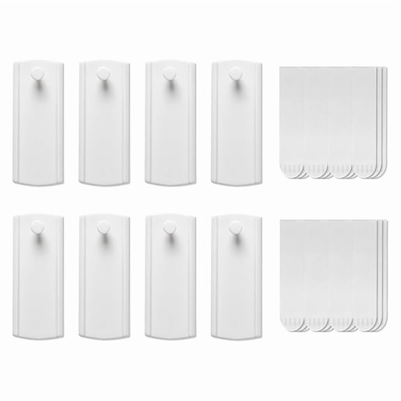 Large Universal Frame Hanger, 8 Picture Hangers, 24 Large Removable Adhesive Strips, Damage Free Picture Hanging Hooks