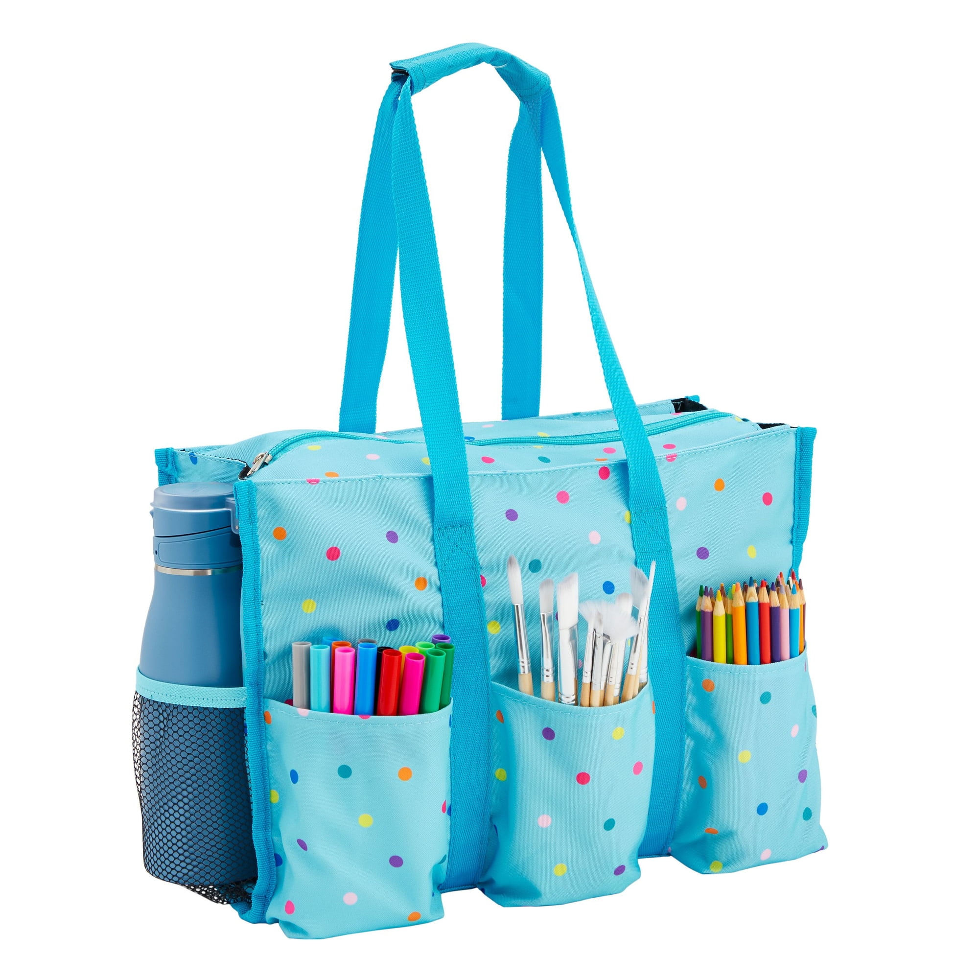 Craft tote bag with pockets sale