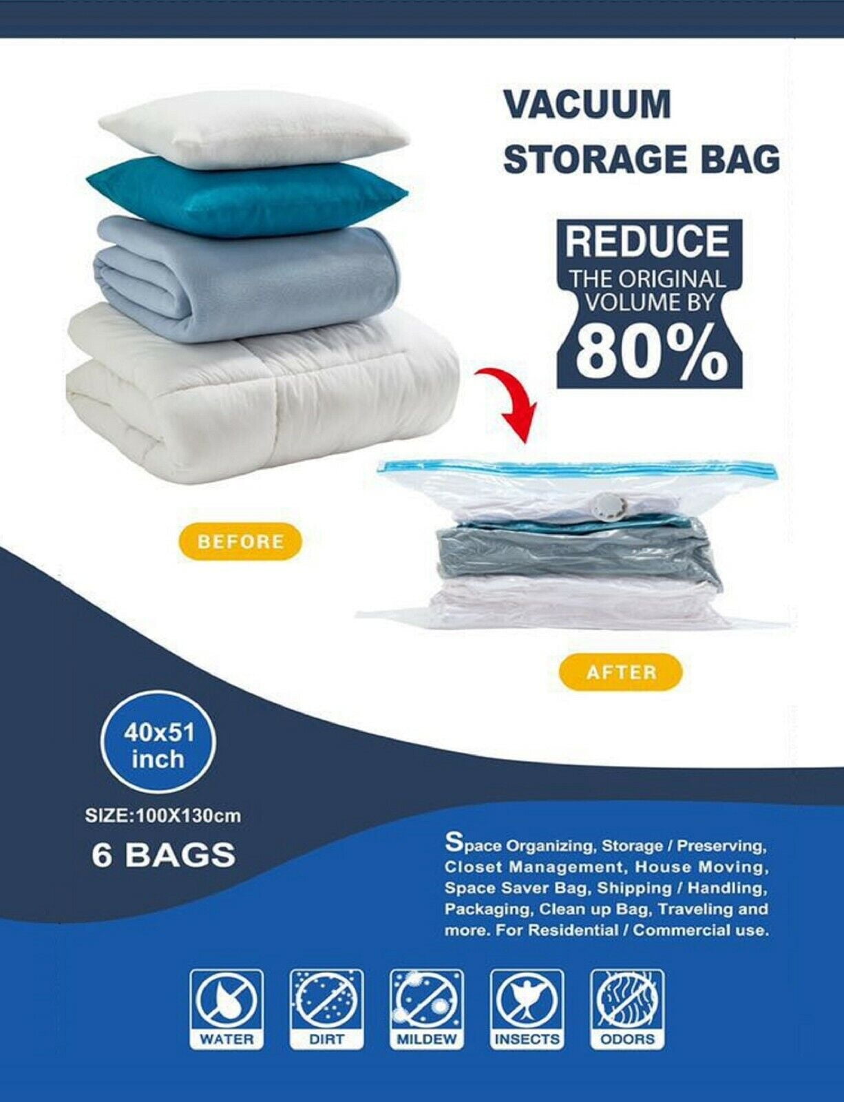 Vacuum Storage Bags Space Saver Bags Large Storage Bags Vacuum
