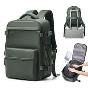 Large Vacuum Travel Backpack with Pump for Women,Airback Personal Item Carry on Backpacks Flight Approved 18x14x8 inches for Men,Laptop Waterproof Work Compress