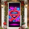 thumbnail image 1 of Large Valentines-Day Door Cover 6x2.9 Ft Happy Valentine's Day Banner Decorations Romantic Hearts Love Hanging Background for Indoor Outdoor Valentines Day Home Door Banner Party Supplies, 1 of 7
