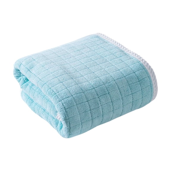 ​Large Velvet Bath Towel - 70x140cm (27.5x55in) Thickened Absorbent Towel for Adults & Pets, Quick-Dry Polyester