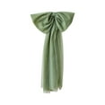 thumbnail image 1 of Large Velvet Christmas Tree Topper Bow 29.5in Green Holiday Decoration Wrinkle Free Velvet Ribbon For Xmas Tree & Wedding‌, 1 of 2