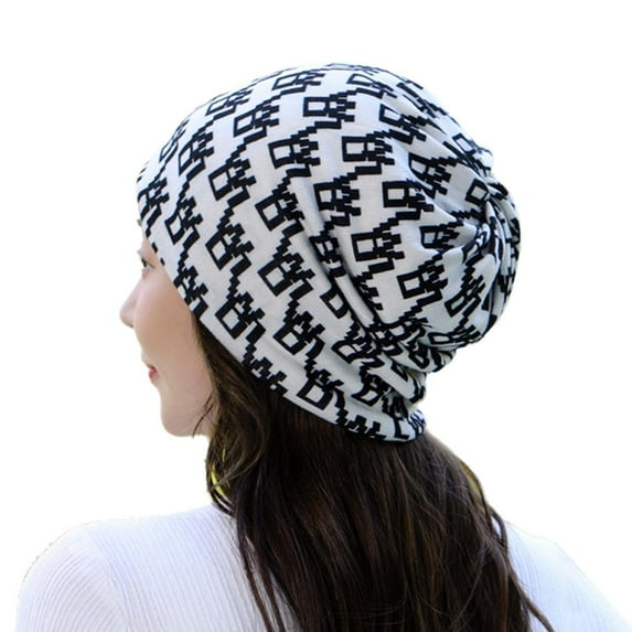 Large Version Baotou Hat Warm Neck Protection Neck Cover Knitted Scarf Hat A3K3