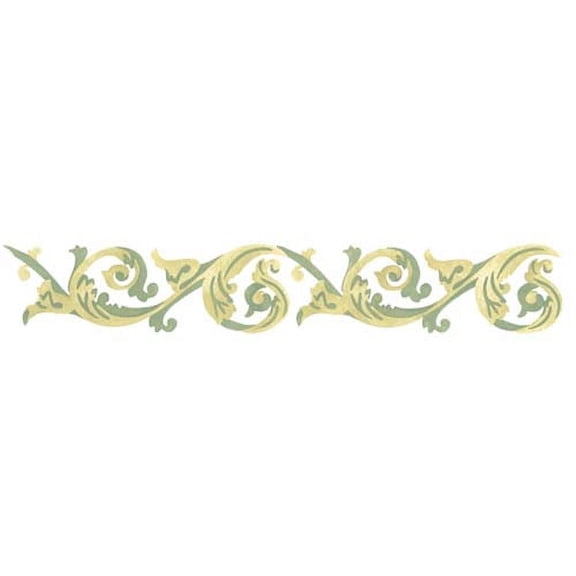 Large Victorian Scroll Wall Stencil SKU #3266B by Designer Stencils