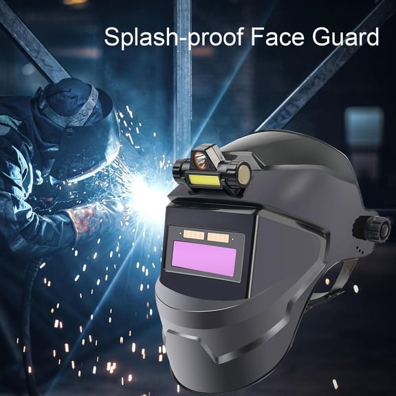Large View Welding Hood Mask, Auto Darkening Welding Helmet, for Welding Worker, Pink