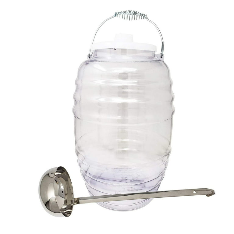 Wholesale Clear Juice Water Glass Drink Dispenser with Ceramic