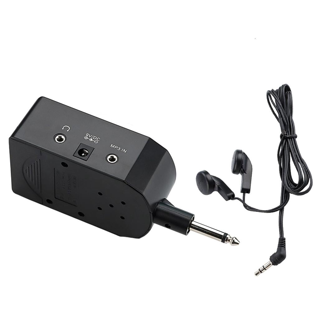 Large Volumes Electric Guitar Practice Amps Input 3.5mm with Earphone for Electric Guitar & Distortion Effect