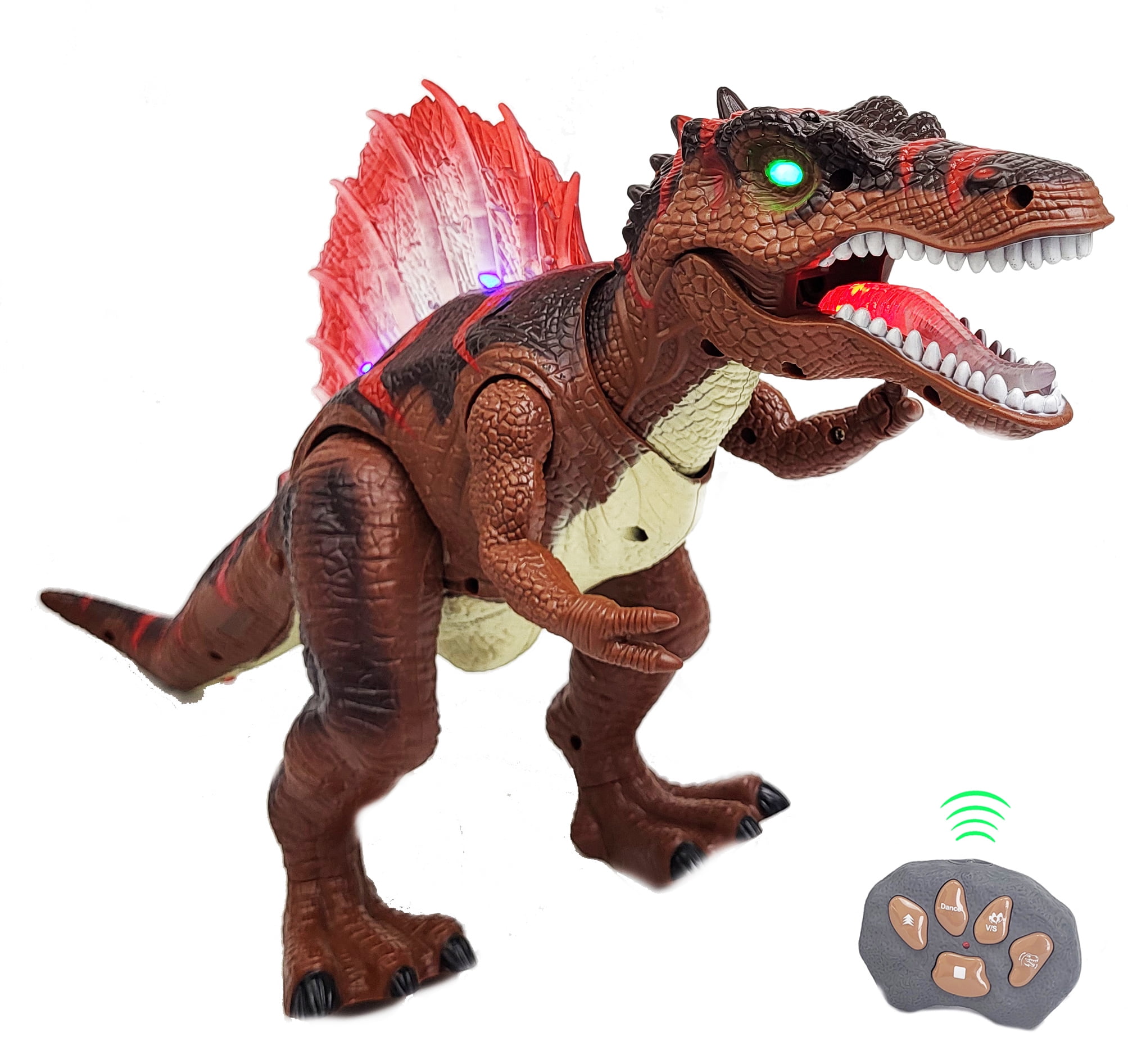 Large Walking and Shake Head with Roar Sound and Light Dinosaur