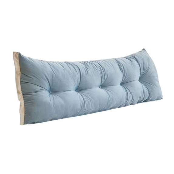 Large Wall Backrest Pillow for Bed Bunk Bed Reading with Soft Detachable Cover