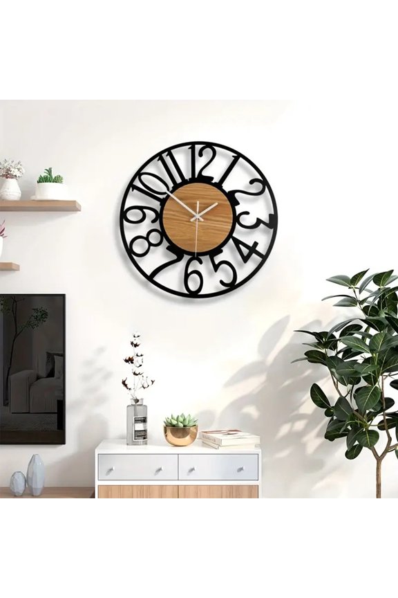 Large Wall Clock For Living Room Decor 13 Inch Non Ticking Silent Battery Operated Modern Vintage Oversized Wall Clock For Bedroom Kitchen, Usupdd 2025 Large Wall Clock For Living