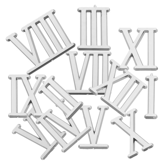 1 Set Replacement Clock Roman Number Numerals 3 cm Hanging Wall Clock Numbers Kit Diy Supplies