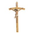 thumbnail image 1 of Large Wall , Crucifix - Resin Hand Painted & Hand Carved - Crucifix, 1 of 6