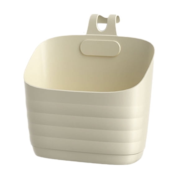 Large Wall Mounted Storage Basket, No Drill Multi Layer Organizer Shelf, Kitchen and Bathroom Clutter Tidy Basket, Wall Hanging Storage Rack for Toiletries and Supplies