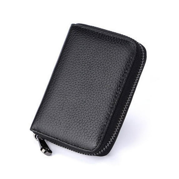 Large Wallets for Women Extra Capacity,Credit Card Holder with 20 Card Slots Zip Leather Card Case for Name ID Card Holder Book Business Card Book(Black/Rose/Pink)