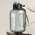 thumbnail image 1 of Large Water Bottle Jug,Plastic Water Bottle with Straw and Handle,1.5L Water Bottle Jug for Gym,Camping,Workout and Outdoors, 1 of 6