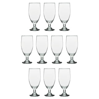 Cambridge Caprice Clear Footed 12 Oz. Ice Tea Glasses Set of 3 