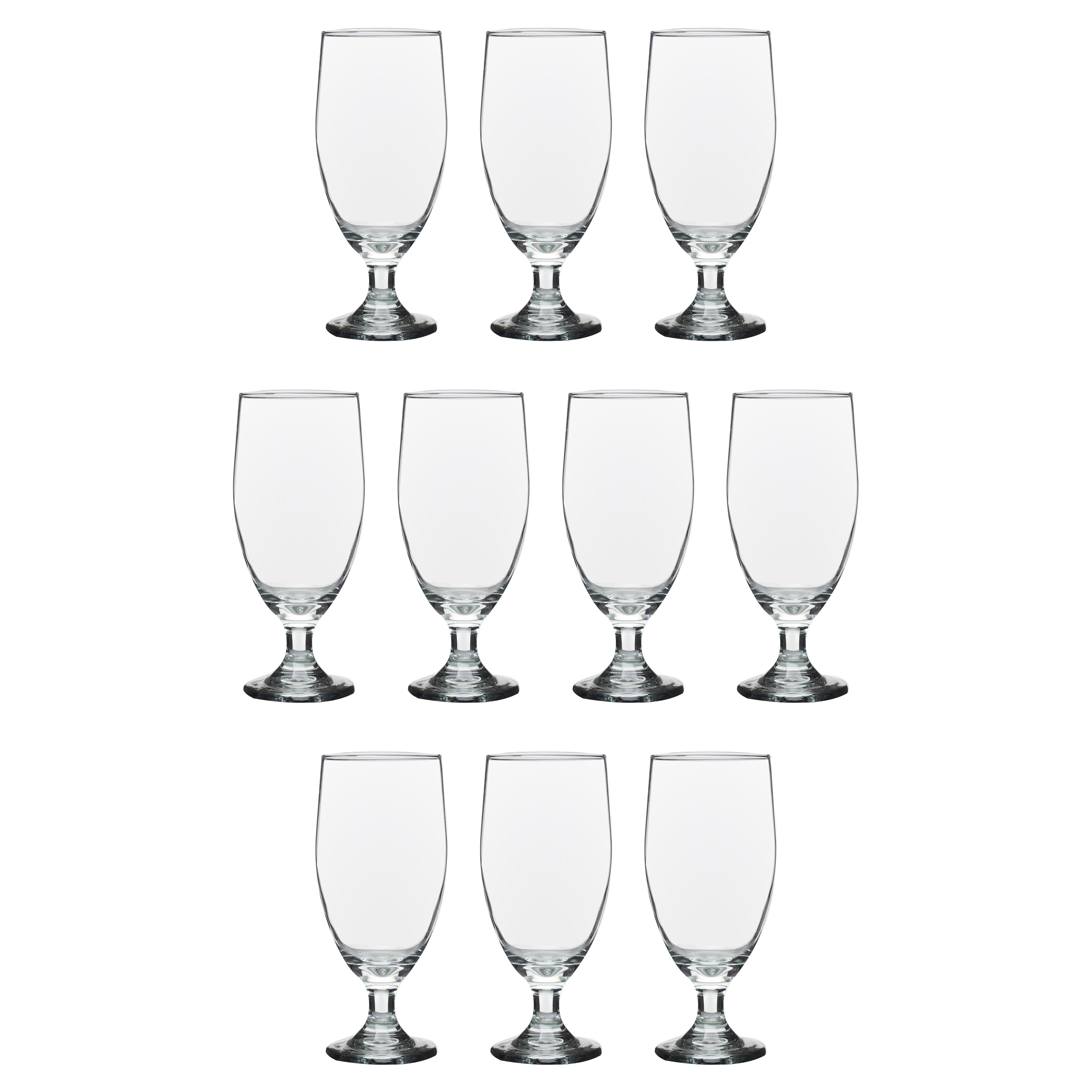 Epure Cremona Collection 8 Piece Water Goblet Glass Set Strong