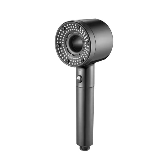 Large Water Output Shower 5 Modes Massage Thickened Material One Click Water Stop Silicone Outlet Bathroom Kit