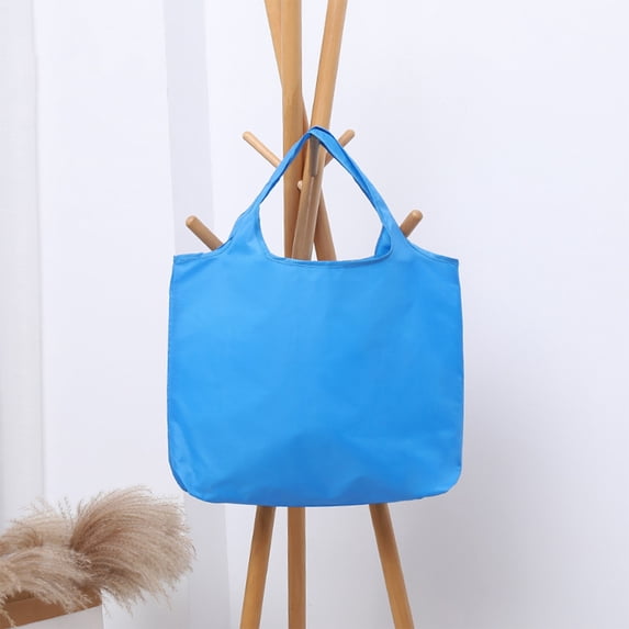 Large Waterproof Foldable Shopping Bag with Extra Capacity, Reusable Grocery Tote for Supermarket Travel, Portable Collapsible Cloth Carry Bag for Daily Use