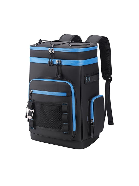 Large Waterproof Insulated Cooler Backpack for Men & Women, Leak Proof Cooler Backpack for Camping, Beach, Fishing, Picnic, Travel, Outdoor, 30L, 48Cans