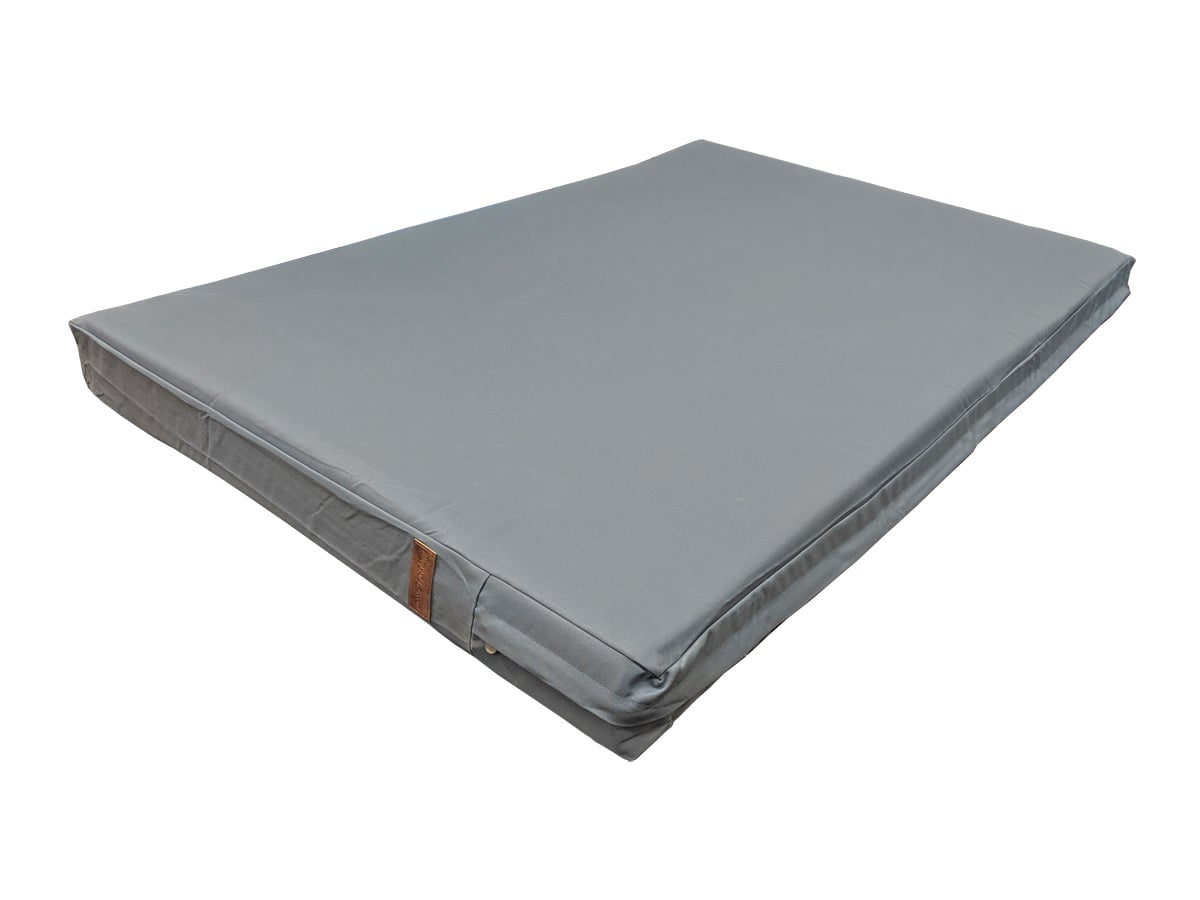 Large Waterproof Memory Foam Pet Bed 41"x27"x4", Oxford Dark Slate Washable Cover