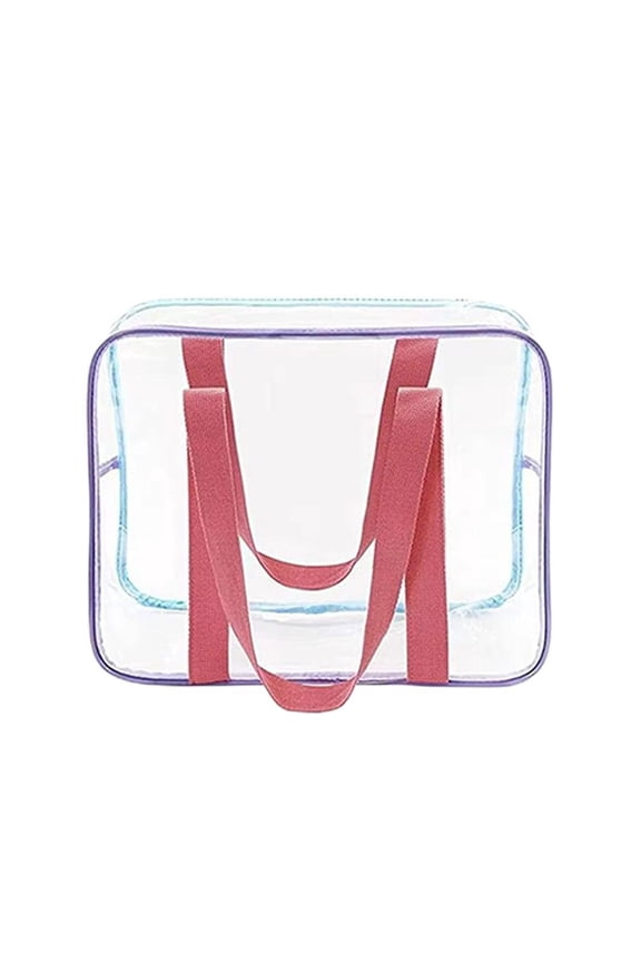 Large Waterproof Nylon Beach Bag With Side Pocket For Cosmetics Gym And Storage