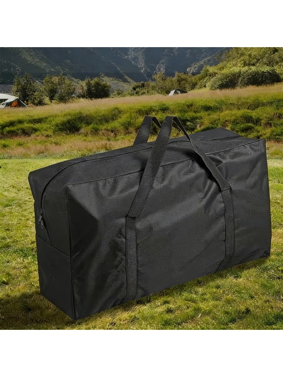 Large Waterproof Travel Duffel Bag with Extra Large Storage Capacity, Foldable Moving Bag for Camping, Luggage, Home Organization