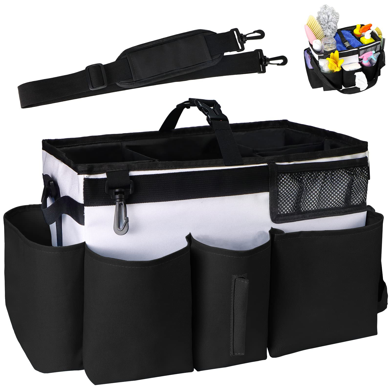 Cleaning Supplies Caddy Large Shower Caddy Bag With Handle - Temu