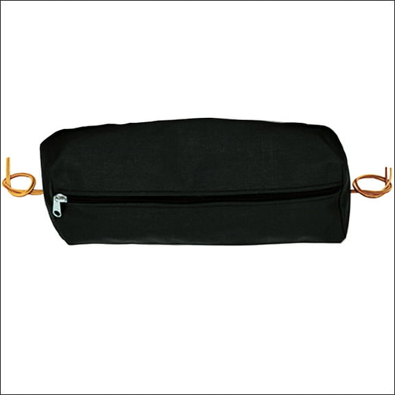 Large Weaver Horse Tack Rectangular Nylon Saddle Cantle Bag Black