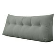 thumbnail image 1 of Large Wedge Headboard Pillow for Twin XL Beds, College Dorm Reading & Backrest Support Cushion, Triangular Bolster Pillow for Lumbar Comfort, Gap Filler & Bed Positioning in Daybeds & Small Spaces, 1 of 4