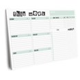 Large Weekly Planning Pad and Matching Notepad, 52 Letter Size TearOff