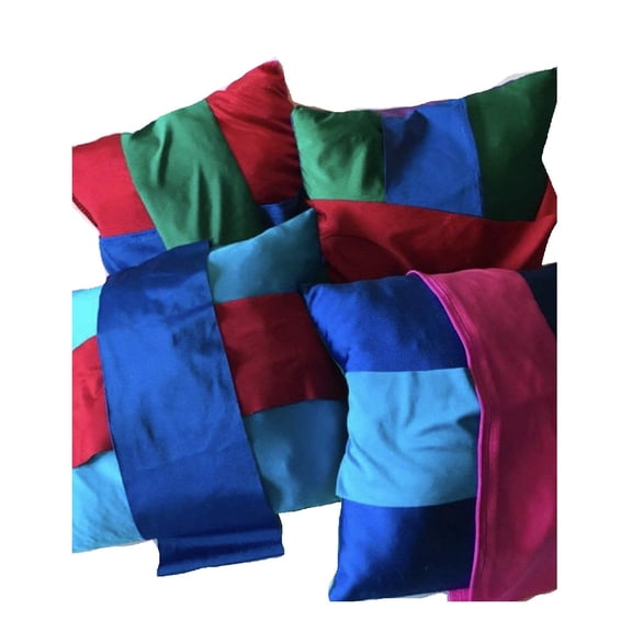 Large Weighted Fidget stretch pillow with stretch bands, 12" and 2 lbs or 6" and 1 lb stretchy pillow, fidget pillow, lycra pillow