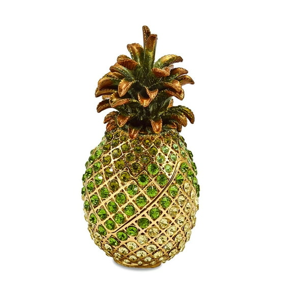 Large Welcome Pineapple Trinket Box