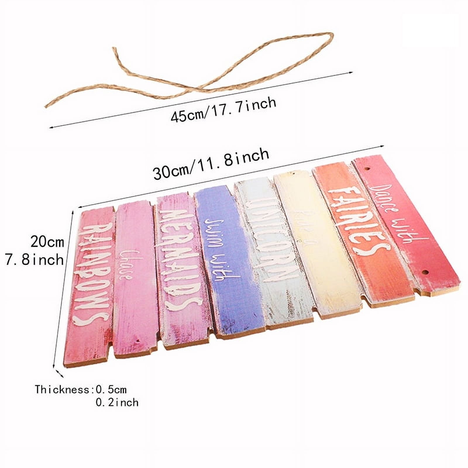 Large Welcome Sign Board Wooden Door Wall Hanging Plaque Bar Home Store ...